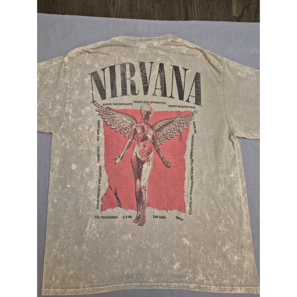 NIRVANA IN UTERO T SHIRT